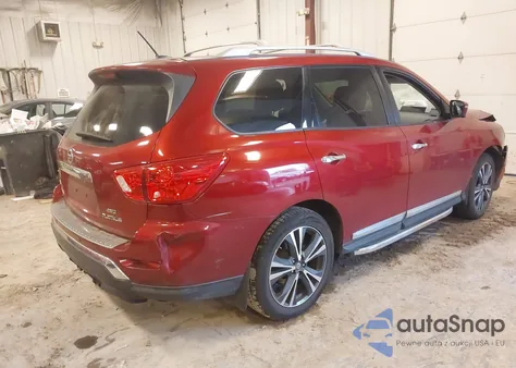 2018 Nissan Pathfinder Platinum z USA, uszkodzony, nr VIN 5N1DR2MM2JC649620